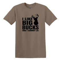 I LIKE BIG BUCKS - Deer Hunting Humor T-shirt - Gildan Adult Unisex Heavy Cotton - £19.98 GBP+