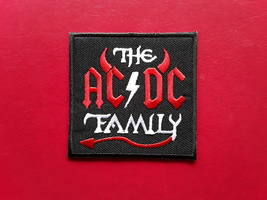 AC/DC HEAVY ROCK METAL POP MUSIC BAND EMBROIDERED PATCH  - $4.99
