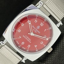 Old Henri Sandoz &amp; Fils Winding Swiss Mens Wrist Mechanical Watch a416488-6 - £18.07 GBP