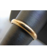 Mens Vintage Estate 14k Yellow Gold Wedding Band Ring 3.6g #E3589 - £295.82 GBP