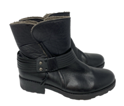 Gabor Women&#39;s Bootie Black Leather Size UK 4.5, Fits US 6.5 - $38.94
