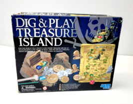 Dig and Play Treasure Island Game and Buried Treasure Play Set 4M NEW Op... - £11.70 GBP