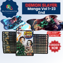 Demon Slayer Kimetsu No Yaiba Manga English Comic Vol 1-23 End Set Completo - $159.26