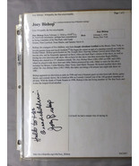 Joey Bishop Signed Autographed 3x5 Card — Comedown In The Rat Pack - $376.41 MXN