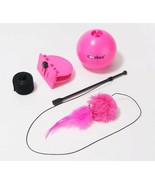 Foxy Coockoo Electric Interactive Cat Toy Chaser Magic Ball Pink - £19.83 GBP