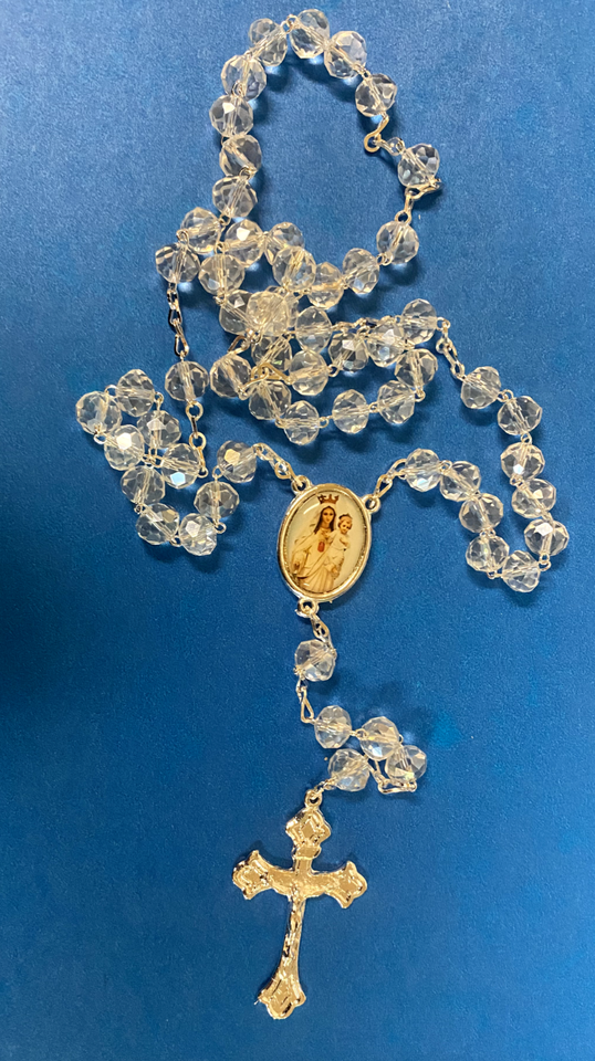 Our Lady of Mount Carmel Handmade Rosary,New from Colombia #L058
