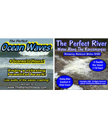 (2) DVD Combo Set Relaxing Ocean Waves Virtual Beach Video &amp; The Perfect... - £11.13 GBP