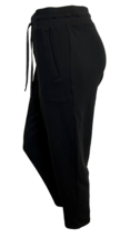 T by Talbots Black Knit Drawstring Elastic Waist Pull On Knit Pants Size M - £22.84 GBP