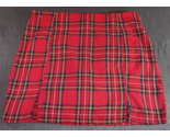 RED BLACK PLAID TIGHT MINI SKIRT SEXY HALLOWEEN COSPLAY COSTUME SIZE X L... - $22.73