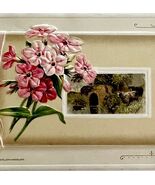Happy Birthday Greeting Card 1910 Ribbon Embossed Flowers John Winsch PC... - €25,75 EUR