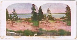 Stereo View Card Stereograph Paint Pots Yellowstone Park - £3.87 GBP