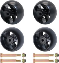 4Pack Mower Deck Wheels Compatible with Craftsman Husqvarna 532174873 58... - £30.72 GBP