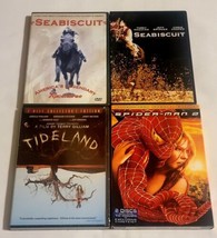 Seabiscuit, America&#39;s Legendary Racehorse, Tideland &amp; Spiderman 2 DVD Lot  - £9.79 GBP