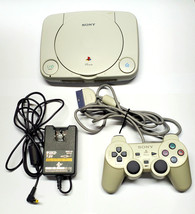  SONY PLAYSTATION PS ONE PS-1 GAME CONSOLE, POWER, AND CONTROLLER, SCPH-101 - £319.70 GBP