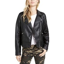 Msrp $149 O A T New York Women&#39;s Moto Jacket Black Size Xs - £34.52 GBP