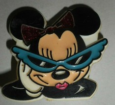 MINNEY MOUSE wearing Vintage Sunglasses Monogram Products Resin Bar Pin Back - £10.37 GBP