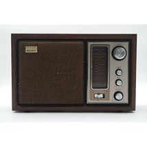 Sony Radio ICF-9650W AM/FM Tabletop Stereo Woodworks Fidelity Sound - £52.33 GBP