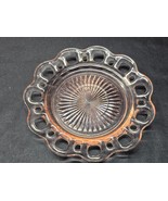 Vintage Anchor Hocking 6&quot; Plate Lace Edge Pink Depression Bread Dessert ... - €7,91 EUR