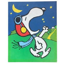 Snoopy Peanuts Gang Vintage Flying Ace Complete Paint By Numbers Artwork 8x10 in - £19.45 GBP