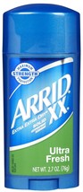 ARRID XX Ultra Fresh Solid Anti-perspirant and Unisex Deodorant, 2.7 Ounce - £13.58 GBP