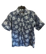 Reyn Spooner Linen Blend Hawaiian Print Button Down Shirt Size Large - $59.31 CAD