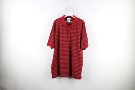 Vintage 90s Disney Mens Large Faded Striped Mickey Mouse Knit Golf Polo ... - $736.70 MXN