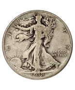 1938-D Silver March Liberty Half Dollar 50C (Fine, F And Condition-
show... - $136.34 CAD
