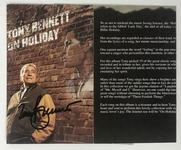 Tony Bennett (d. 2023) Autographed Signed &quot;On Holiday&quot; Cassette Cover - £15.80 GBP