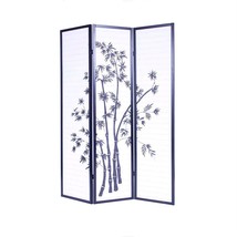3-Panel Asian Shoji Screen Room Divider with Bamboo Print - $3,905.98 MXN
