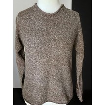 Columbia Womens Sweater Soft Brown Textured Chenille Knit Long Sleeve Ne... - $36.63