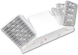 LED Hardwire Emergency Light With Adjustable Heads, Backup Battery - £56.48 GBP
