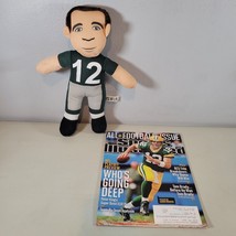 Aaron Rodgers Lot Plush Green Bay Packers NFL and Sports Illustrated SI Magazine - £10.95 GBP