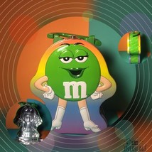 Green M&amp;M Tin Can Lunchbox Style - $20.00
