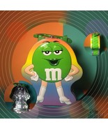 Green M&amp;M Tin Can Lunchbox Style - £15.64 GBP