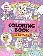 100 Page Kids Princess Coloring Book, Large Colouring Girls/Boys 4,5,6,7... - $147.24 MXN