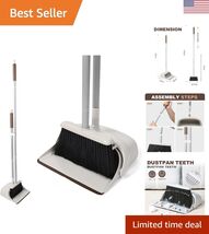 Heavy Duty Dustpan and Broom with Large Sweep Area - Total Cleaning Solu... - $46.31