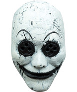 Button Eyes Clown 25615 Halloween Costume Latex Mask Cosplay Adult One Size - £23.19 GBP