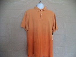  Men&#39;s Orange Covington Polo Shirt. Deep Dye Polo. L. 100% Cotton. Color... - £10.26 GBP