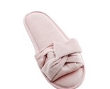 Charter Club Women&#39;s Twisted Open Toe Slippers Sz S 5-6 Pink - $12.46