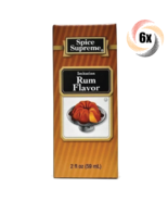 6x Packs Spice Supreme Imitation Rum Flavor Extract | 2oz | Fast Shipping - £17.09 GBP