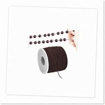 110 Yards Brown Elastic String for Bracelet Jewelry Making - Durable Str... - $21.77