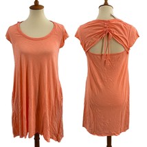 LAMade Coral Short Sleeve Dress Back Detail Large New - $24.11
