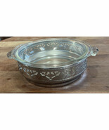 Vintage Pyrex Clear 024 2 Qt Clear with Cradle - $774.68 MXN