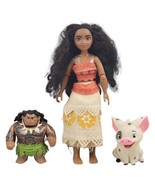Disney Moana Doll with Maui &amp; Pua Figures - £18.12 GBP