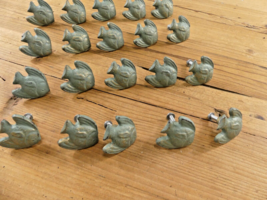 20 Fish Drawer Pulls Knobs Cast Iron Cabinet Cupboard Dresser **CHIPPED PAINT** - £17.85 GBP
