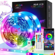 Ultra Long Rgb 5050 Led Strip Lights With 44Keys Ir Remote, 100 Ft. Led, And. - £23.68 GBP