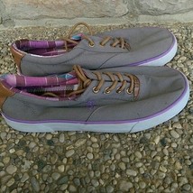 US Polo Assn Purple Charlie Sneakers - Grey - Size 7 - £11.00 GBP