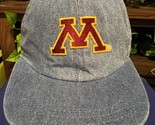 Minnesota Golden Gophers Denim Flat Brim Juvenile/Kids Hat Cap Stretch B... - $16.44