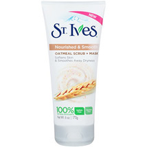 New St. Ives Nourished and Smooth Scrub and Mask, Oatmeal 6 oz - £6.63 GBP