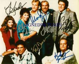 Cheers Cast Signed Autographed 8X10 Rpt Photo All 7 Ted Dansen Woody Harrelson + - £14.94 GBP